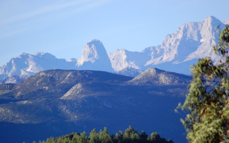 Picos seen from the Cantabrian Coast